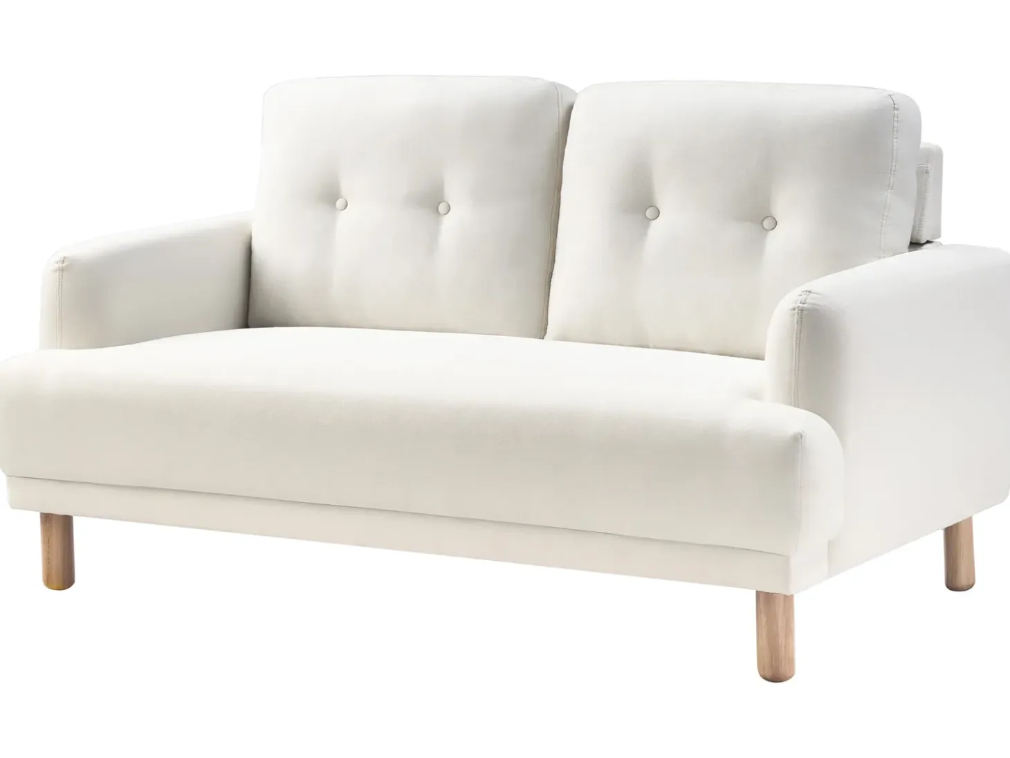 Sofa 2 personers TUVE Cremehvid