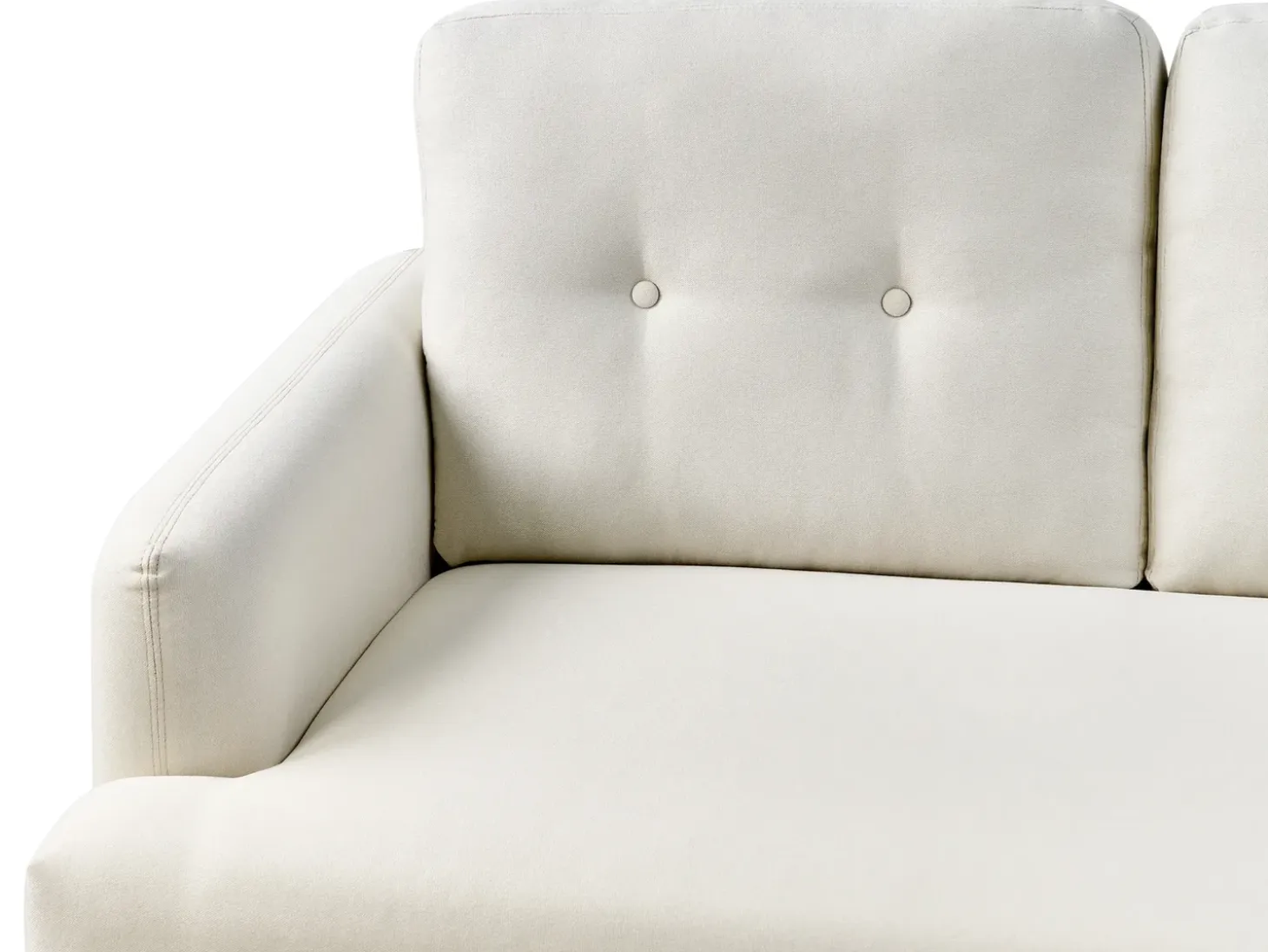Sofa 2 personers TUVE Cremehvid