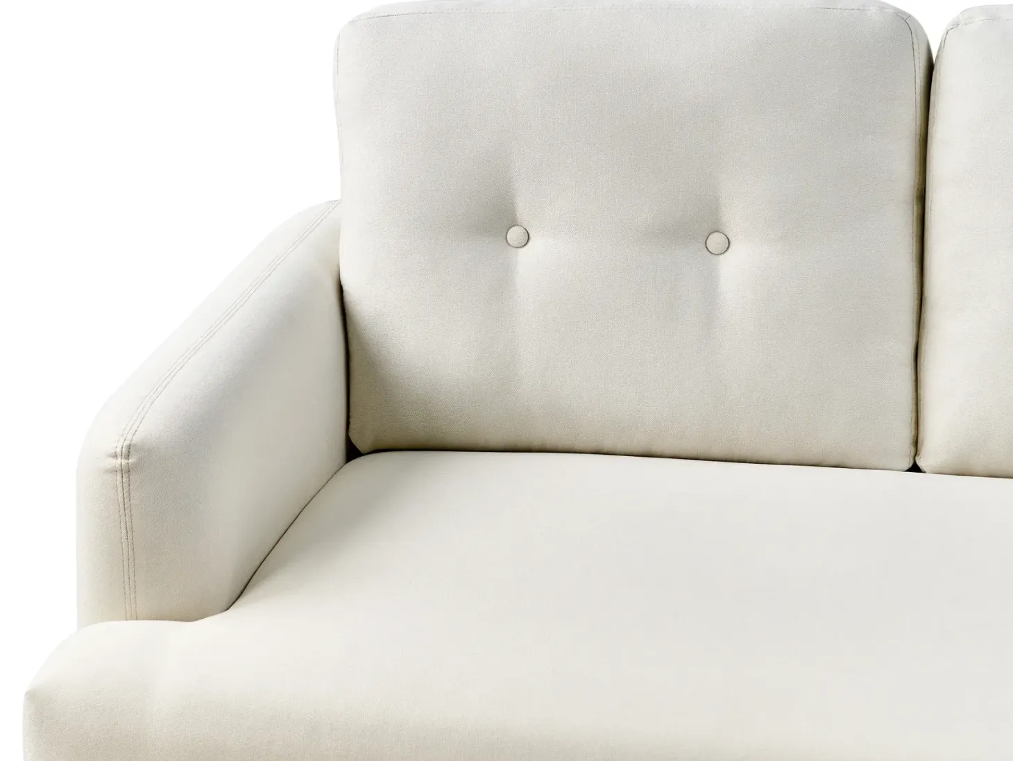 Sofa 3 personers TUVE Cremehvid