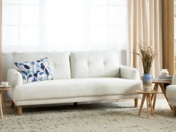 Sofa 3 personers TUVE Cremehvid