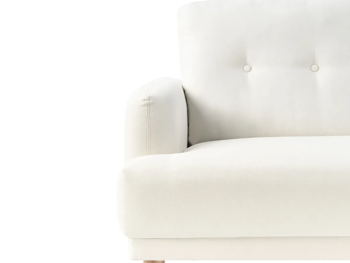 Sofa 3 personers TUVE Cremehvid