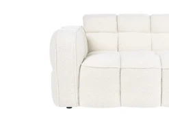 Sofa 2 personers UTANA Boucle Cremehvid