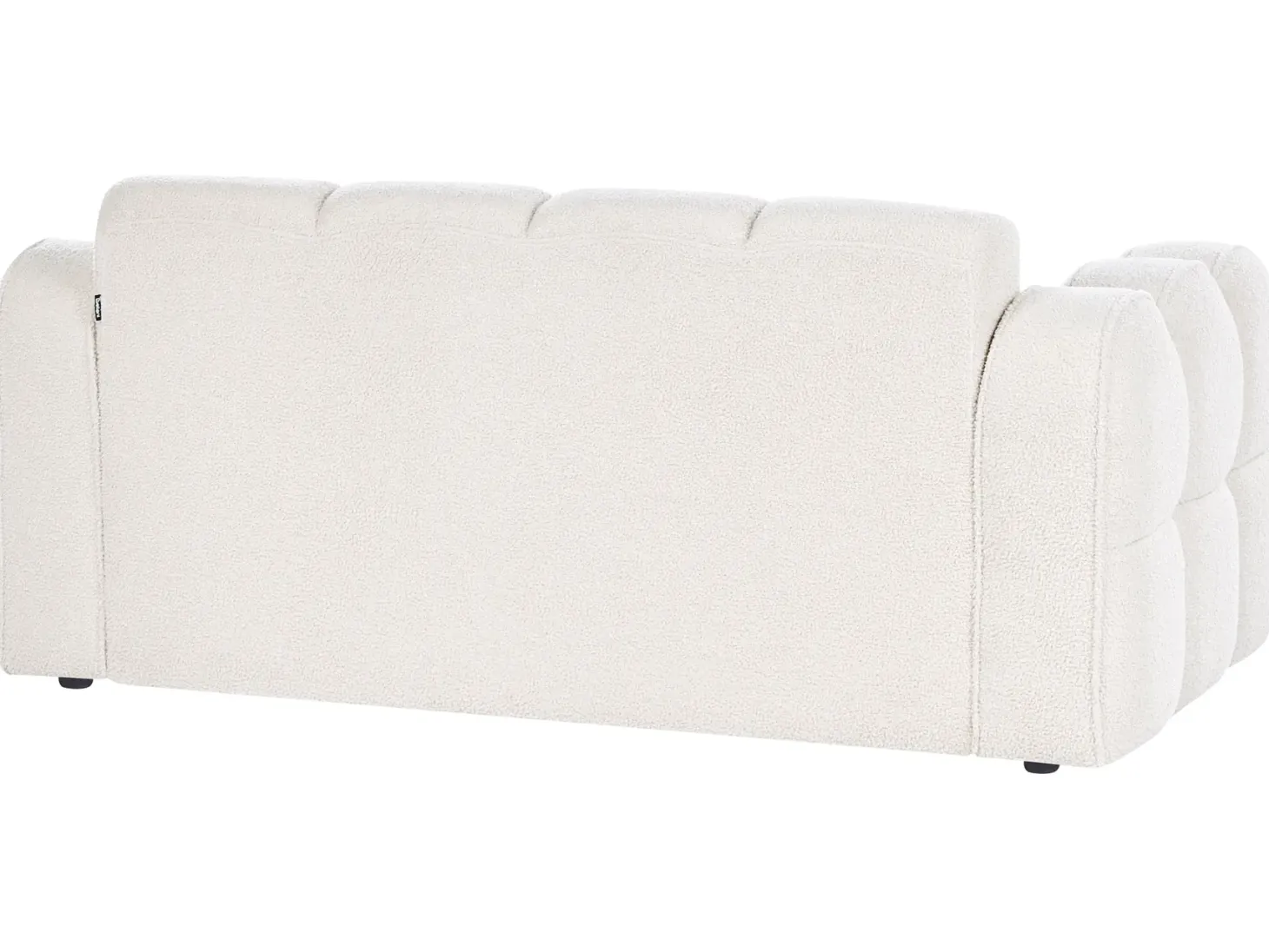 Sofa 2 personers UTANA Boucle Cremehvid