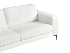Sofa 3 personers VADSTENA Boucle Cremehvid