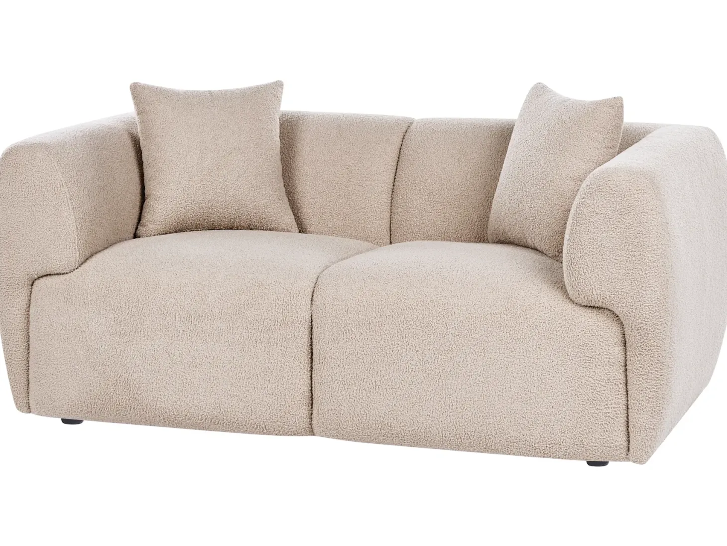 Sofa 2 personers VALBY Boucle Beige