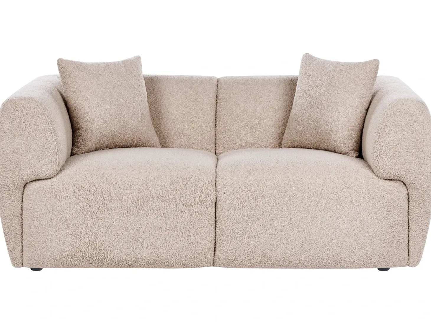 Sofa 2 personers VALBY Boucle Beige