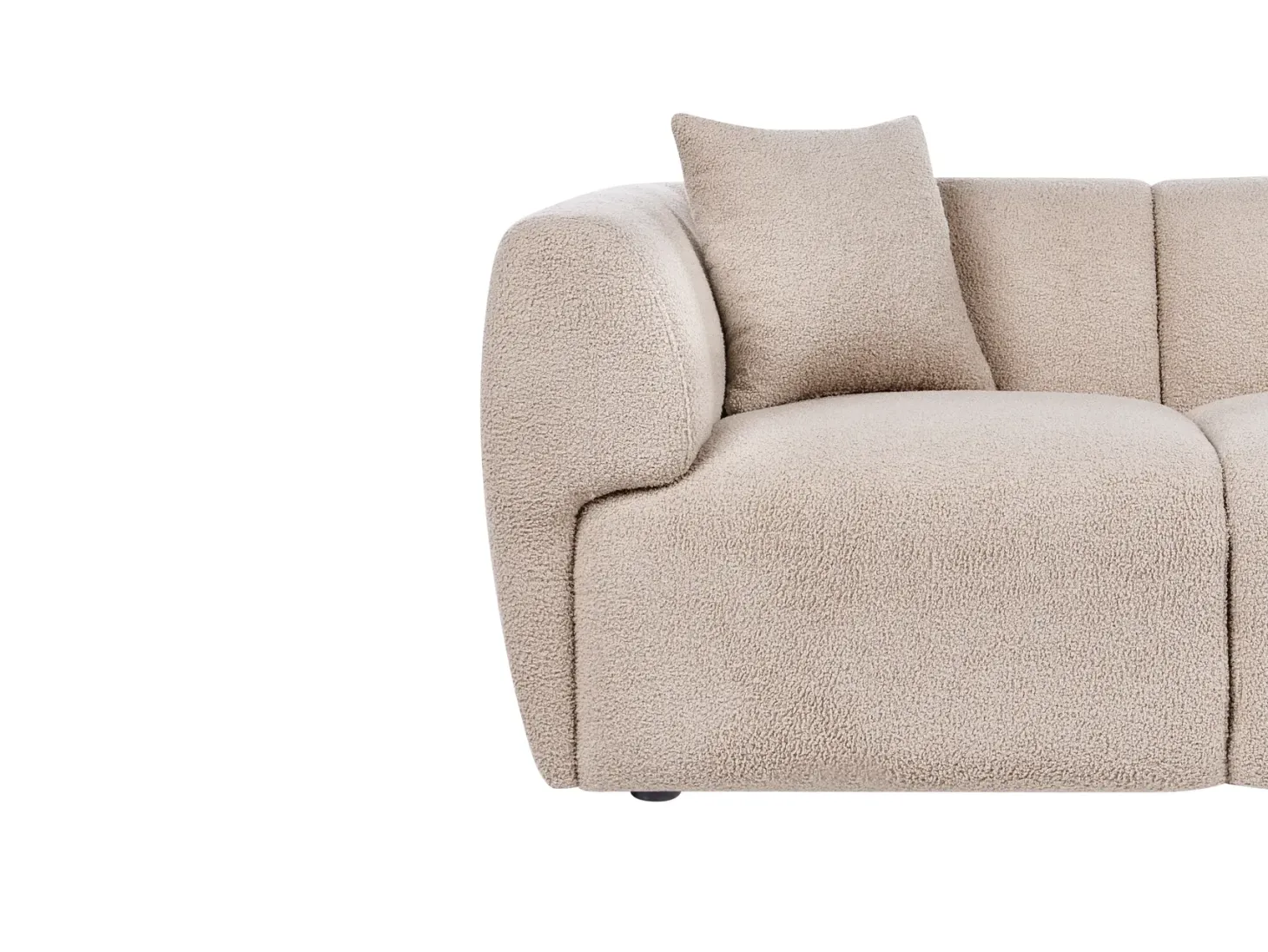 Sofa 2 personers VALBY Boucle Beige