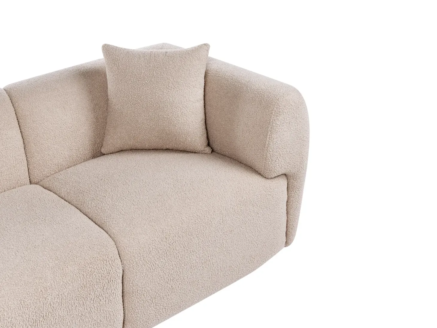 Sofa 2 personers VALBY Boucle Beige