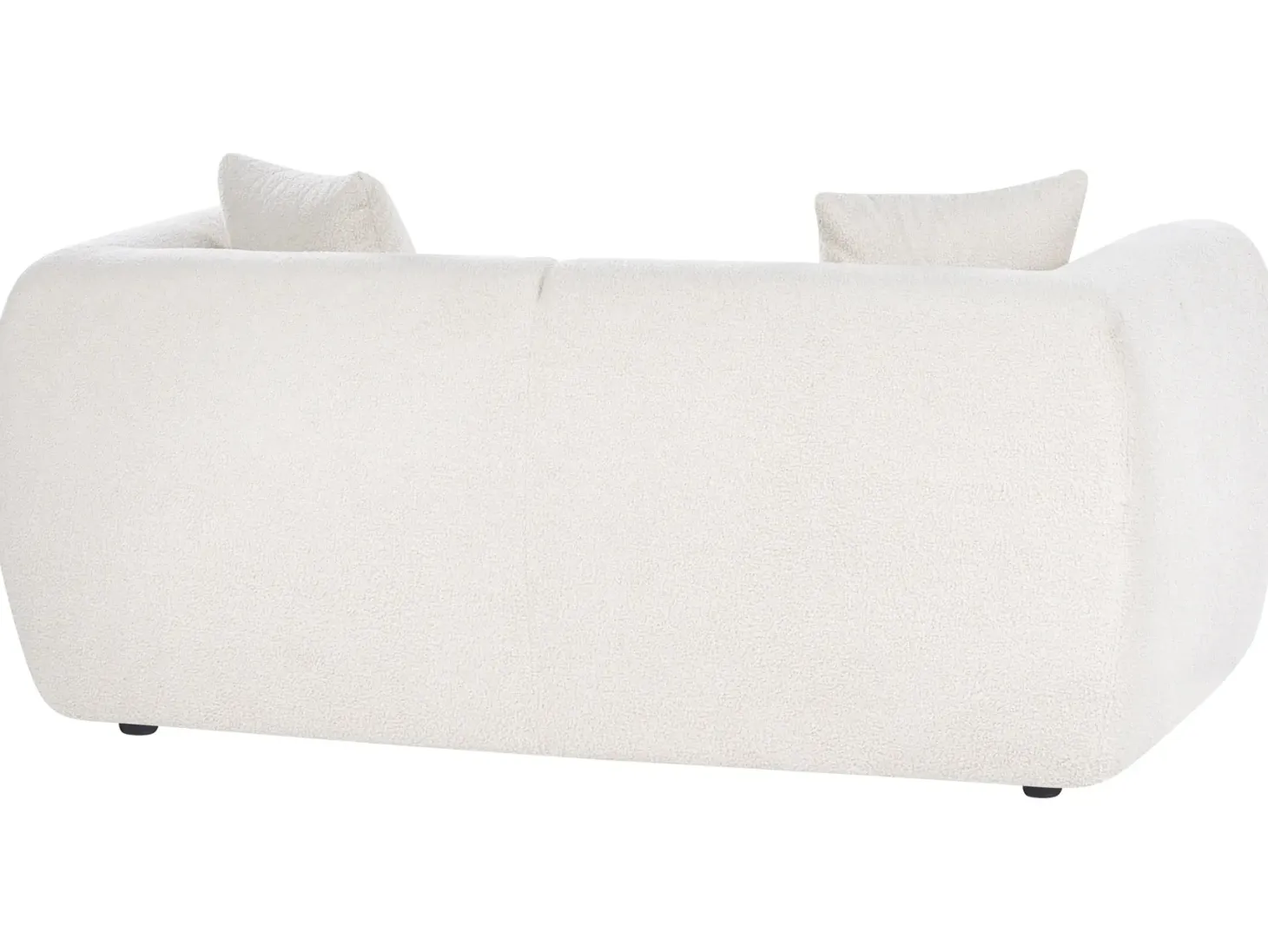 Sofa 2 personers VALBY Boucle Cremehvid