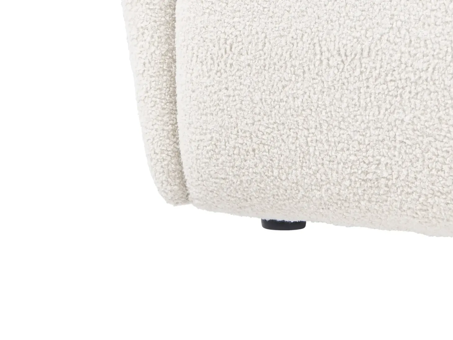 Sofa 2 personers VALBY Boucle Cremehvid