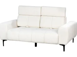 Sofa 2 personers VEGAMO Boucle Hvid