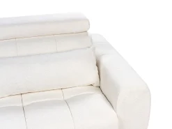 Sofa 2 personers VEGAMO Boucle Hvid