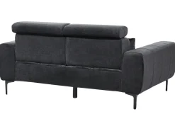 Sofa 2 personers VEGAMO Velour Sort
