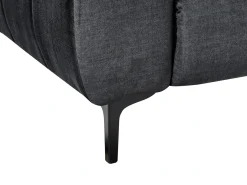 Sofa 2 personers VEGAMO Velour Sort