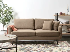 Sofa 3 personers VESALA Lysebrun