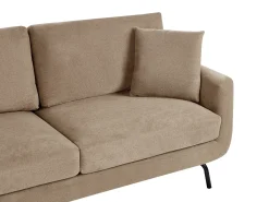 Sofa 3 personers VESALA Lysebrun