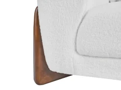 Sofa 2 personers VINLIDEN Boucle Hvid