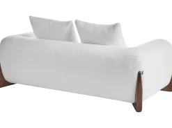 Sofa 2 personers VINLIDEN Boucle Hvid
