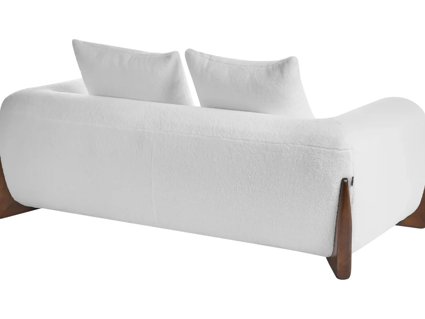 Sofa 2 personers VINLIDEN Boucle Hvid