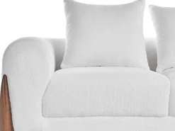 Sofa 2 personers VINLIDEN Boucle Hvid