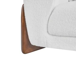 Sofa 3 personers VINLIDEN Boucle Hvid