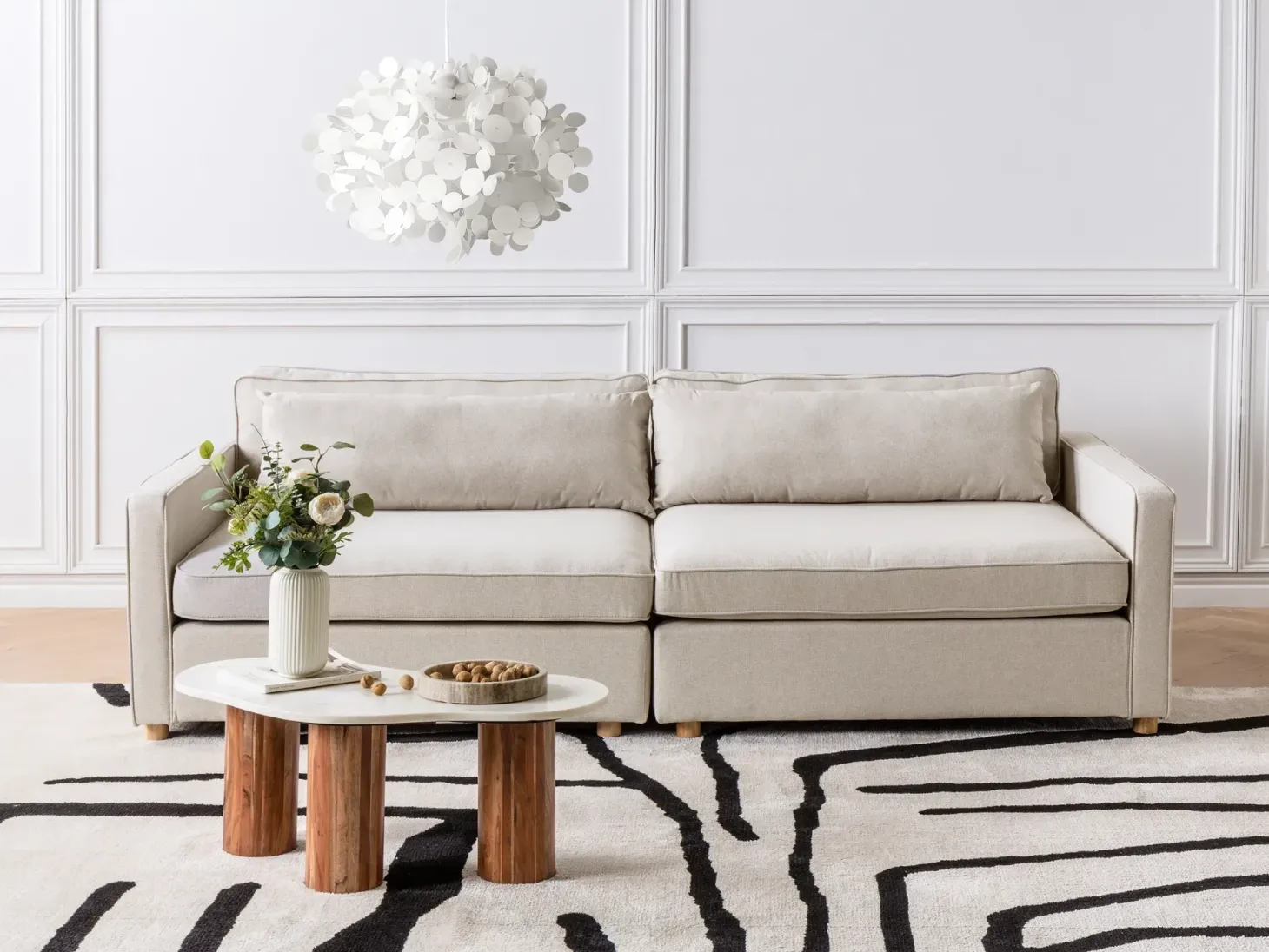 Sofa 3 personers VINSTRA Beige