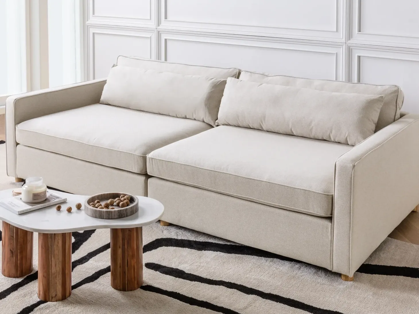Sofa 3 personers VINSTRA Beige