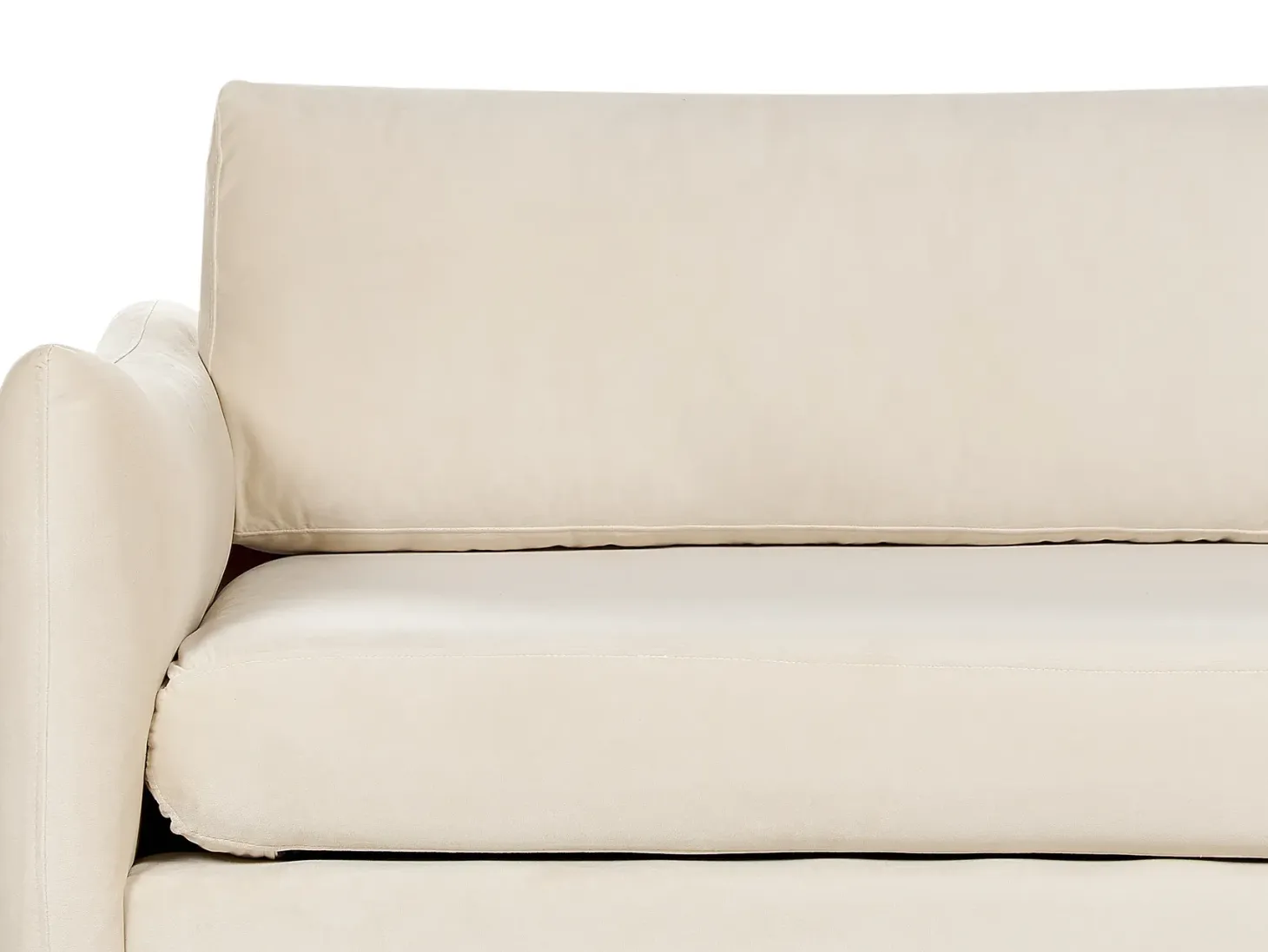 Sofa 3 personers VINTERBRO Velour Lys Beige
