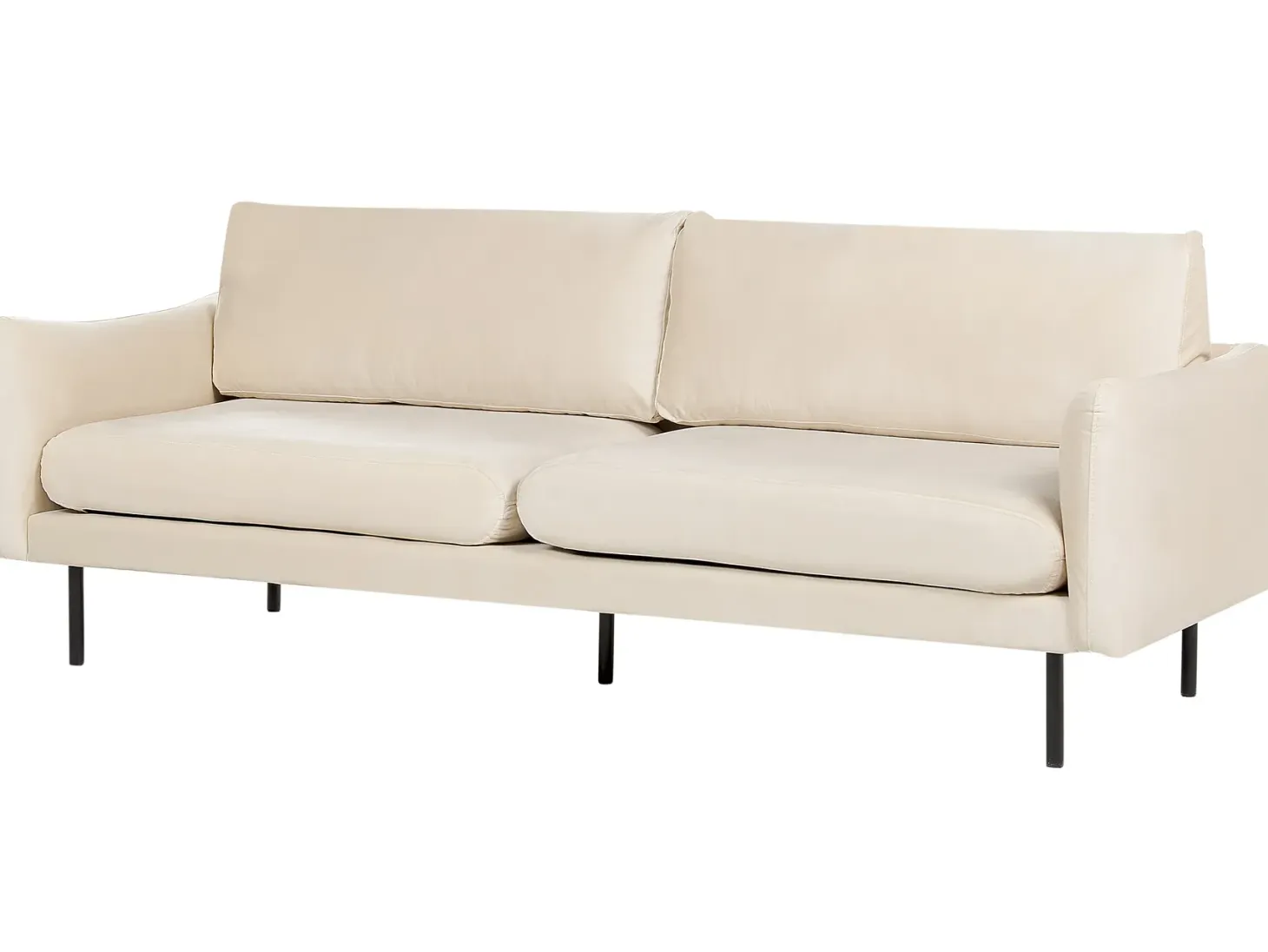 Sofa 3 personers VINTERBRO Velour Lys Beige