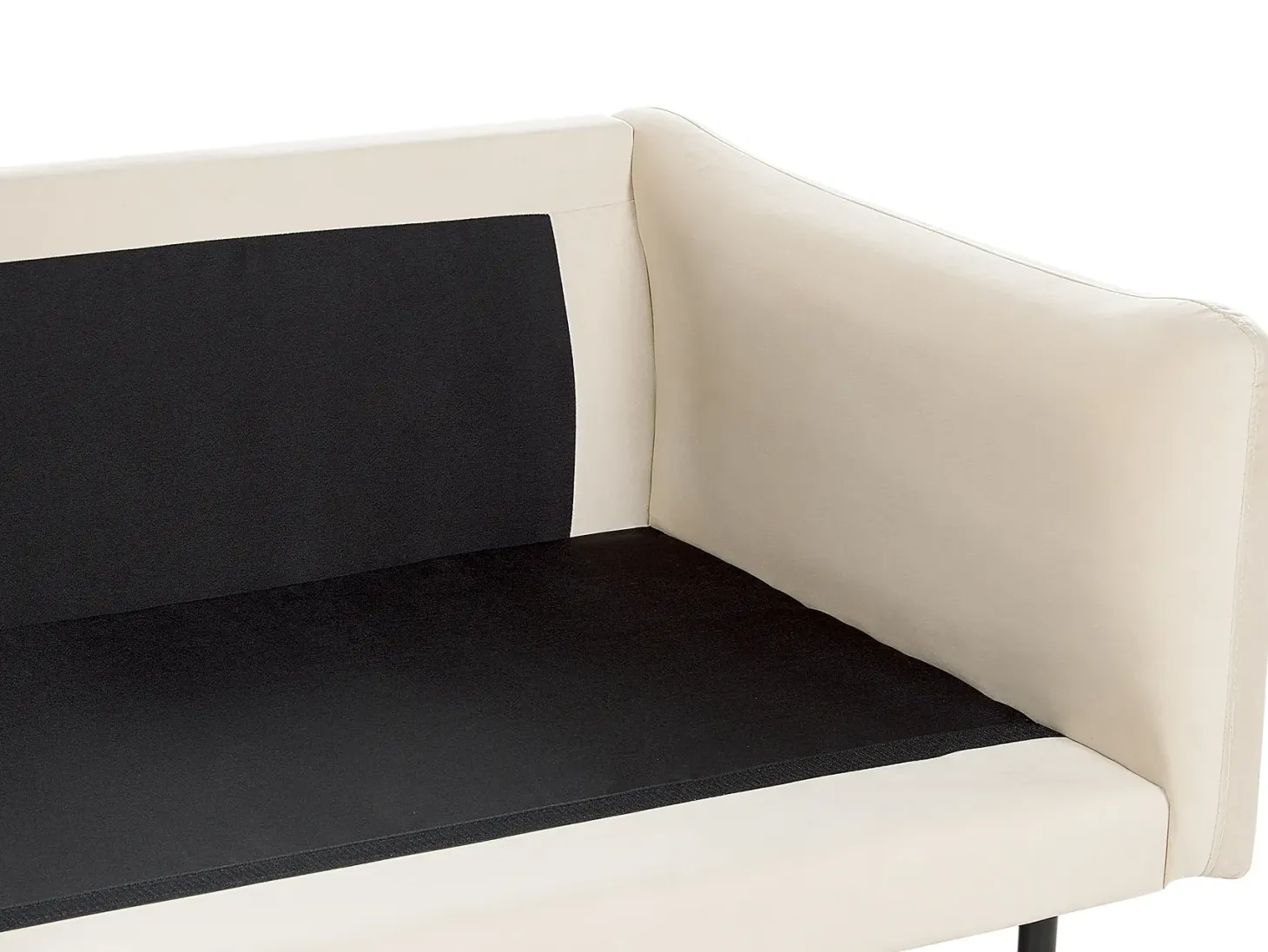 Sofa 3 personers VINTERBRO Velour Lys Beige