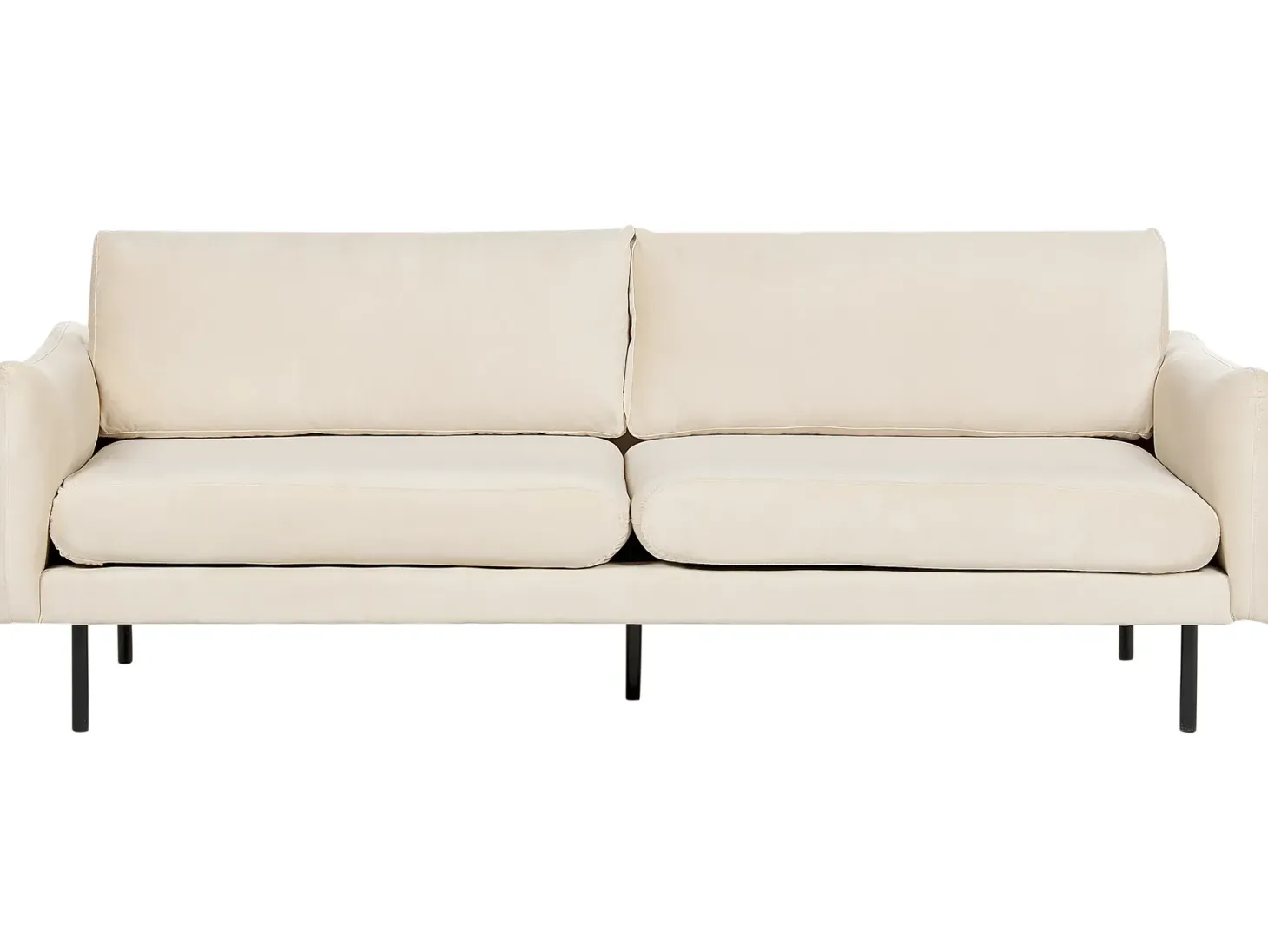 Sofa 3 personers VINTERBRO Velour Lys Beige