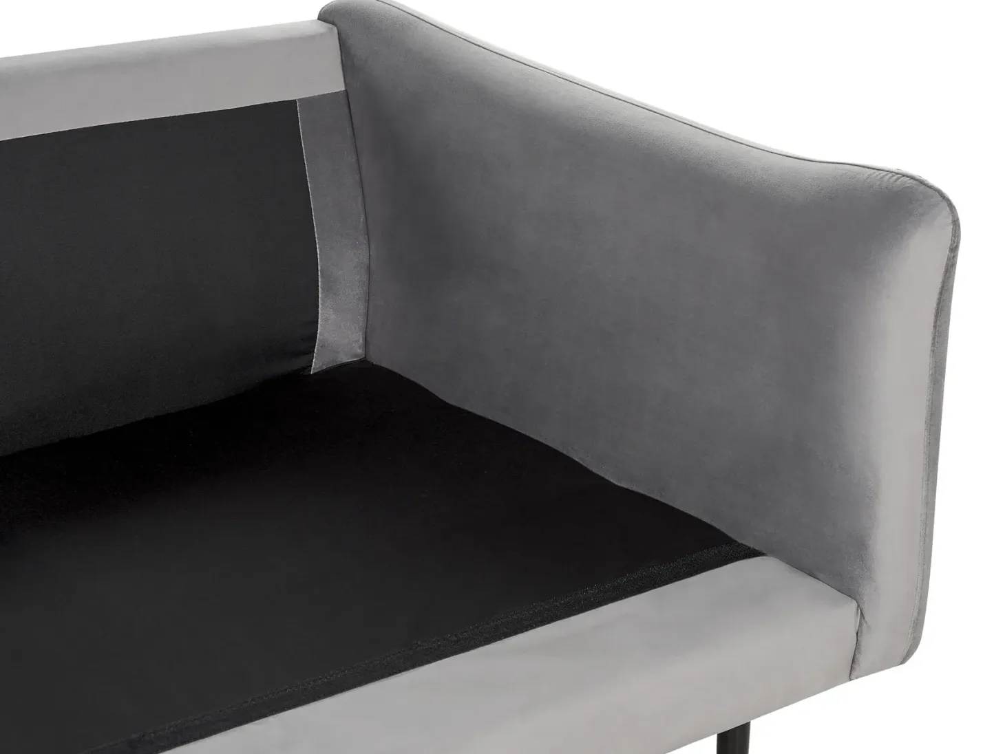 Sofa 3 personers VINTERBRO Velour Grå