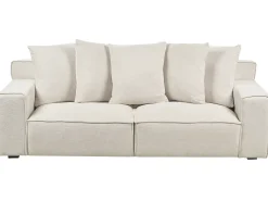 Sofa 3 personers VISKAN Chenille Cremehvid