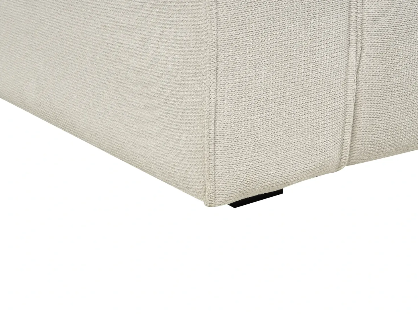 Sofa 3 personers VISKAN Chenille Cremehvid