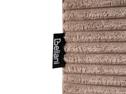 Sofa 3 personers VISKAN Fløjl Sand Beige