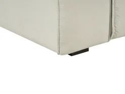 Sofa 3 personers VISKAN Velour Cremehvid