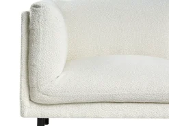 Sofa 3 personers VORGOD Boucle Cremehvid