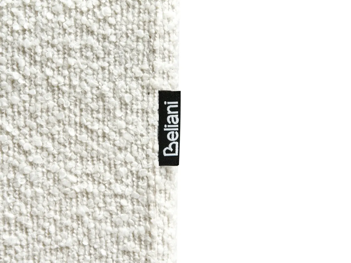 Sofa 2 personers VORGOD Boucle Cremehvid