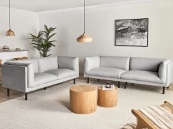 Sofa 3 personers VORGOD Lysegrå