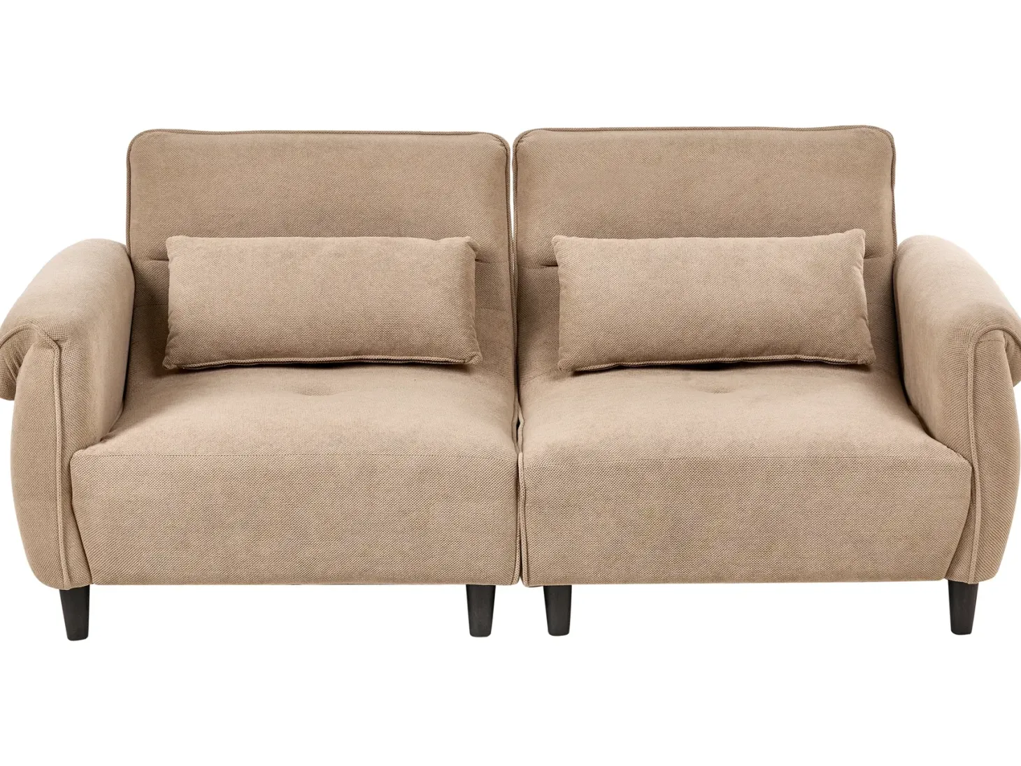 Sofa 3 personers WETLAN Lysebrun