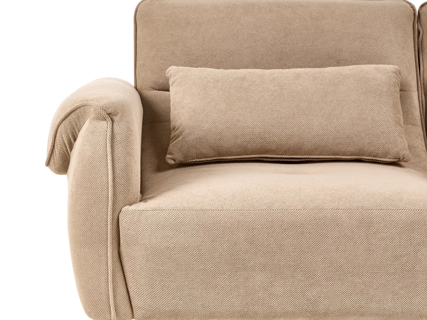 Sofa 3 personers WETLAN Lysebrun