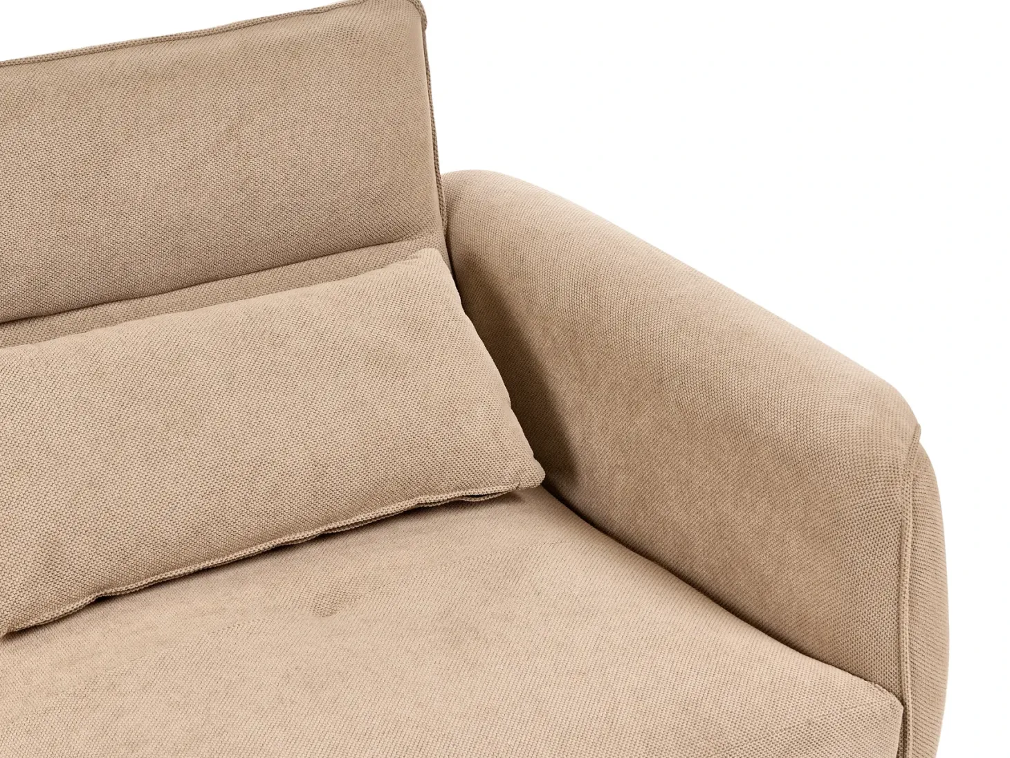Sofa 3 personers WETLAN Lysebrun
