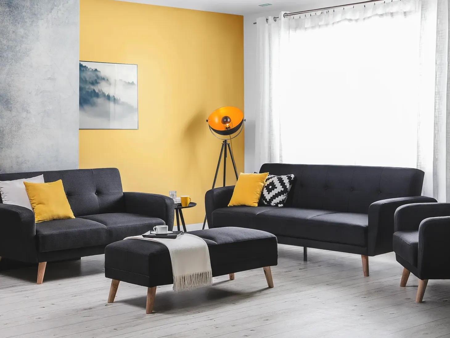 Sofasæt FLORLI Sort