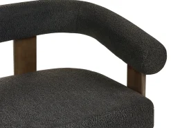 Sofasæt ILBRO Boucle Sort/ mørkebrun