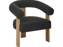 Sofasæt ILBRO Boucle Sort/ mørkebrun
