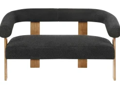 Sofasæt ILBRO Boucle Sort/ mørkebrun