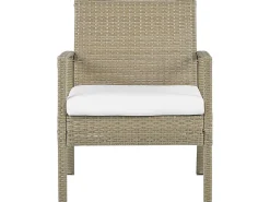 Sofasæt med bord MARSALA PE-rattan Lysebrun