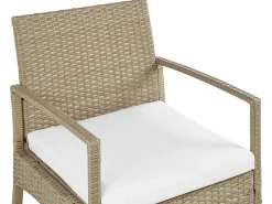 Sofasæt med bord MARSALA PE-rattan Lysebrun