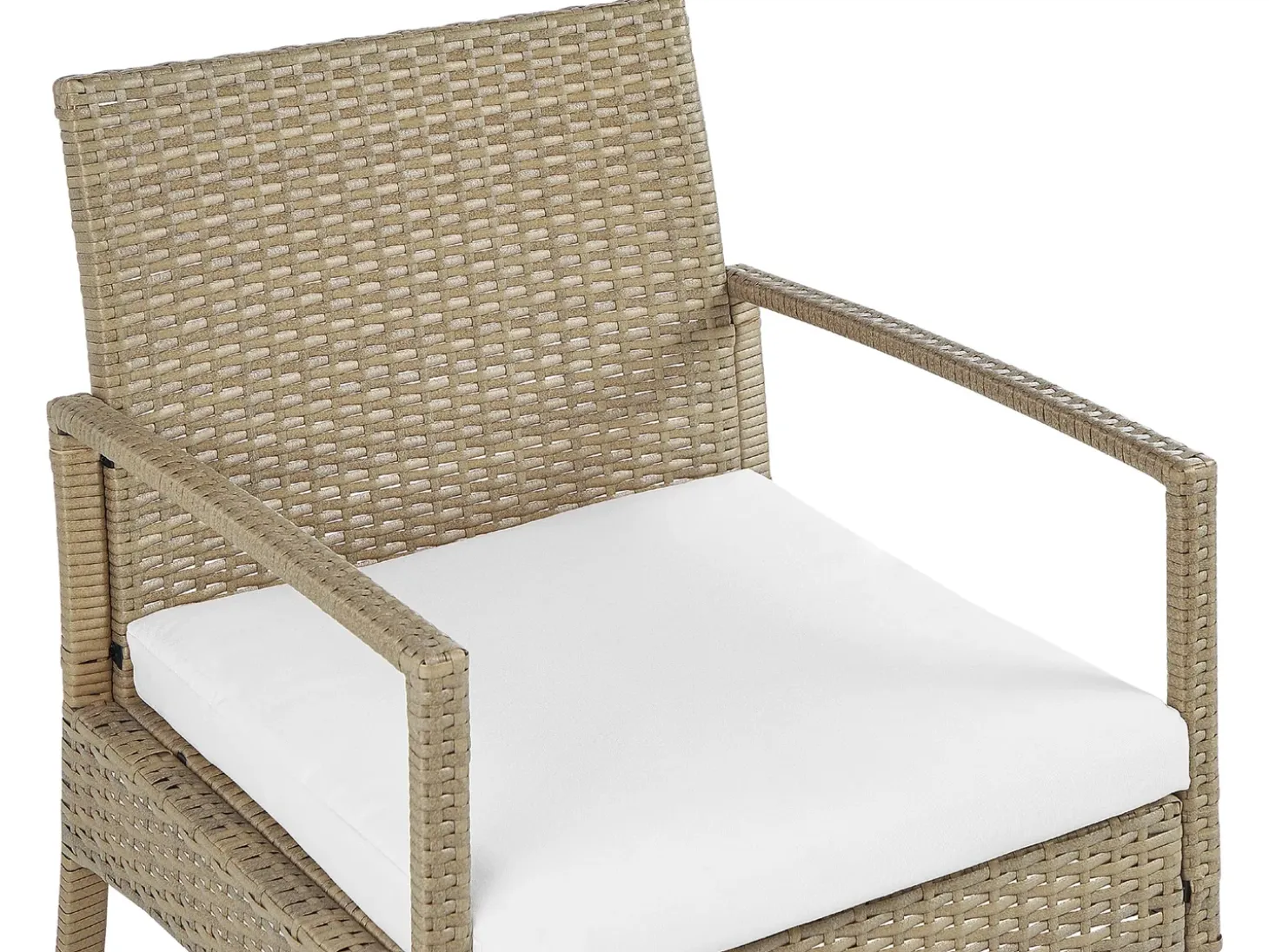Sofasæt med bord MARSALA PE-rattan Lysebrun
