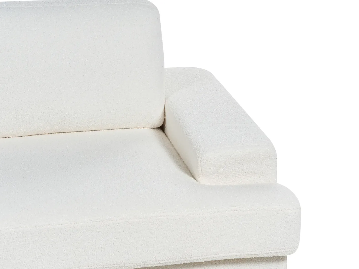Sofasæt 4 personers ALLA Boucle Cremehvid